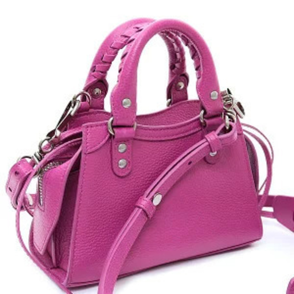 Balenciaga leather magenta bag City Neoclassic